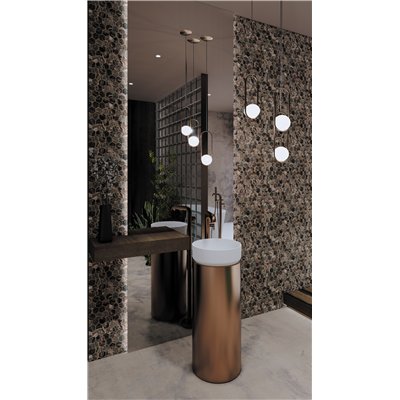 Mitigeur de bain autoportant avec ensemble de douche- Collection SILIA