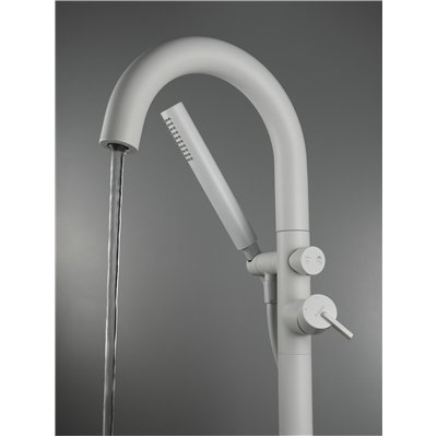 Mitigeur de bain sur pied - bec en U- Collection SILIA