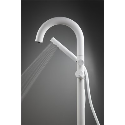 Mitigeur de bain sur pied - bec en U- Collection SILIA