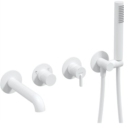 Mitigeur de salle de bain encastré - 4 trous - - Collection SILIA