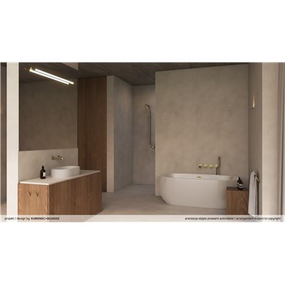 Mitigeur de salle de bain encastré - 4 trous - - Collection SILIA