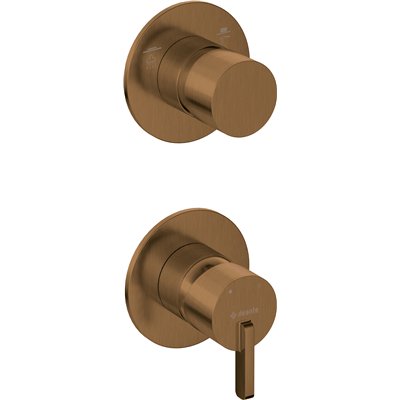 Mitigeur de douche encastré avec inverseur- Collection SILIA