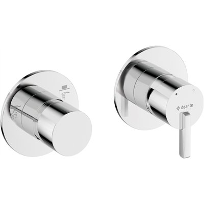 Mitigeur de douche horizontal encastré avec inverseur- Collection SILIA