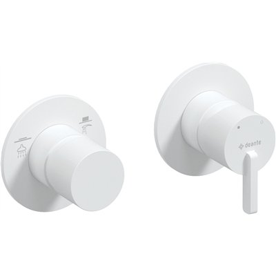 Mitigeur de douche horizontal encastré avec inverseur- Collection SILIA