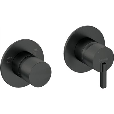 Mitigeur de douche horizontal encastré avec inverseur- Collection SILIA