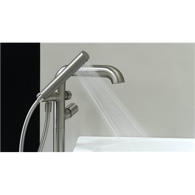 Mitigeur de bain autoportant avec ensemble de douche - Collection SILIA HEXA