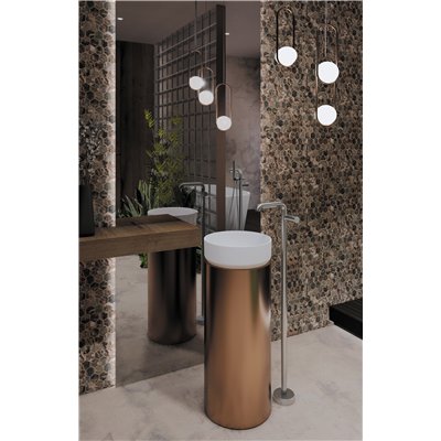Mitigeur de lavabo sur pied - Collection SILIA HEXA
