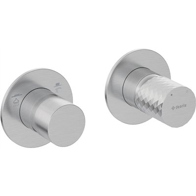 Mitigeur de douche encastré horizontal avec inverseur - Collection SILIA HEXA