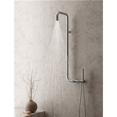 Pomme de douche monofonction avec bec pivotant - Collection SILIA