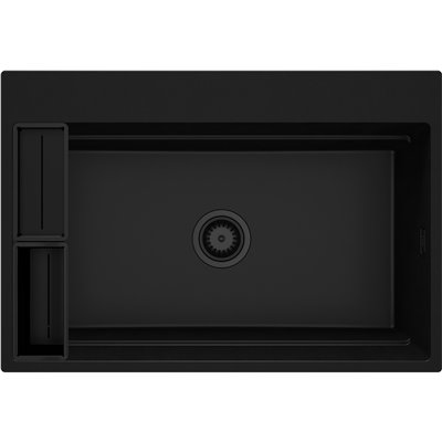 Évier en granit 1 cuve - 76 x 52 x 22 / 56 x 52 x 22 - MAGNETIC