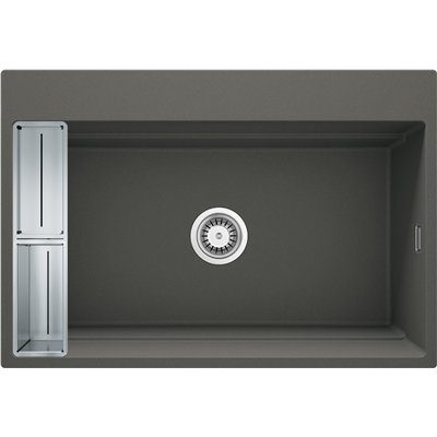 Évier en granit 1 cuve - 76 x 52 x 22 / 56 x 52 x 22 - MAGNETIC