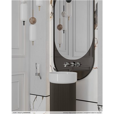 Mitigeur de lavabo encastré mural - TEMISTO