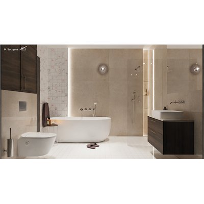 Mitigeur de lavabo encastré mural - TEMISTO