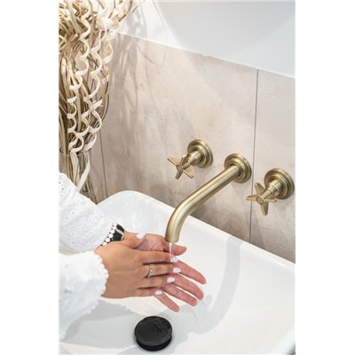 Mitigeur de lavabo encastré mural - TEMISTO