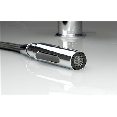 Mitigeur d’évier avec bec extractible en U et douchette 2 jets - MOMI