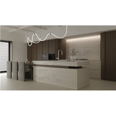 Mitigeur d’évier avec bec extractible en U et douchette 2 jets - MOMI