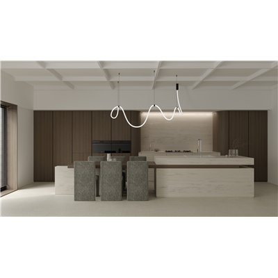 Mitigeur d’évier avec bec extractible en U et douchette 2 jets - MOMI