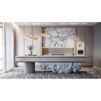 Mitigeur d’évier avec bec extractible en U et douchette 2 jets - MOMI