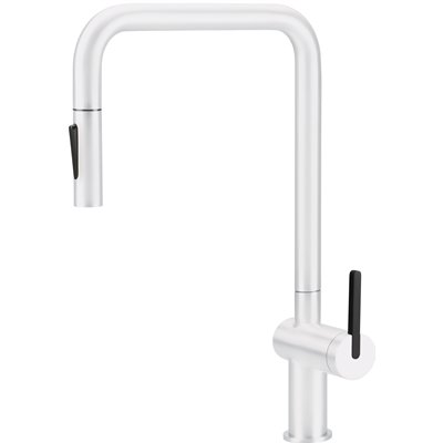 Mitigeur d’évier avec bec extractible en U et douchette 2 jets - MOMI