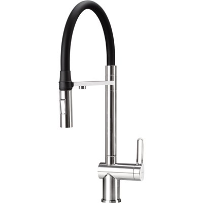 Mitigeur d’évier avec bec flexible, douchette 2 jets et sortie eau filtrée - CORDA