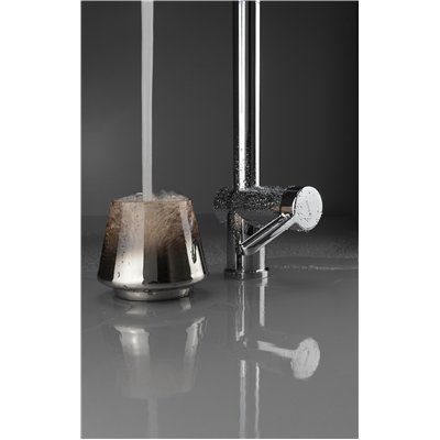 Mitigeur d’évier avec bec flexible, douchette 2 jets et sortie eau filtrée - CORDA