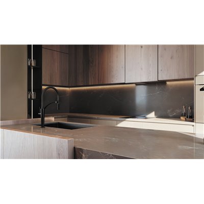 Mitigeur d’évier avec bec flexible et douchette 2 jets - CORDA