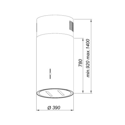 Hotte aspirante - Werensio Isola