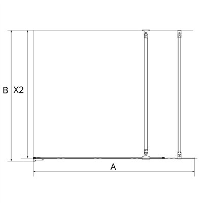 Avexa - Paroi de douche italienne
