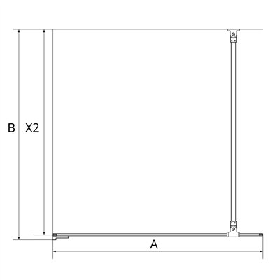Avexa - Paroi de douche italienne