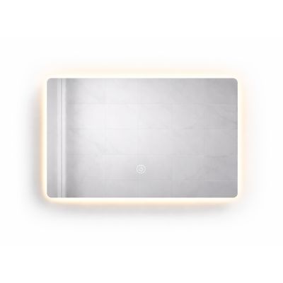 Miroir LED rectangulaire - 80 x 60 cm - Éclairage LED rétroéclairé - ORION