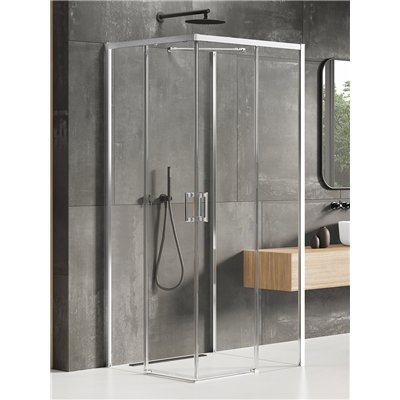 Cabines de douche double porte coulissante d'angle - PRIME