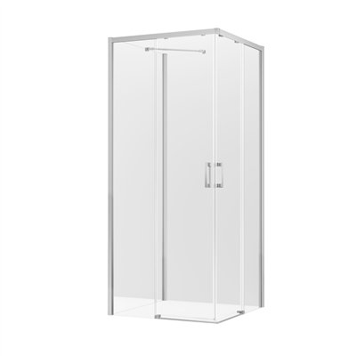 PRIME - Cabines de douche double porte coulissante d'angle