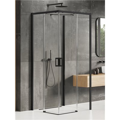 PRIME - Cabines de douche double porte coulissante d'angle