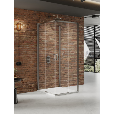 Cabines de douche double porte coulissante d'angle - PRIME