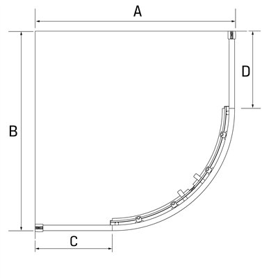 copy of copy of copy of PRIME - Cabines de douche - Porte Coulissante