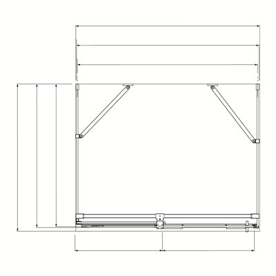 SMART - Cabines de douche - Rectangulaire Murale