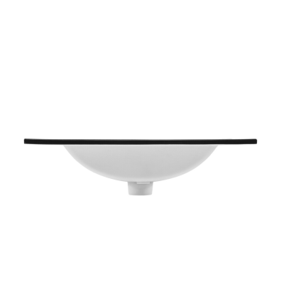 Vasque à encastrer rectangulaire SKAY - 60 x 46 cm - Céramique blanche