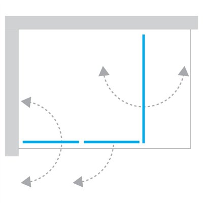 Pare-baignoire - 3 volets - NEW SOLEO