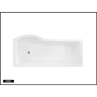 Baignoire asymétrique INSPIRO - 150 160 170 cm - Angle gauche ou droit