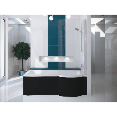 Baignoire asymétrique INSPIRO - 150 160 170 cm - Angle gauche ou droit