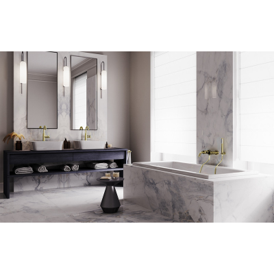 Baignoire rectangulaire blanche - Talia