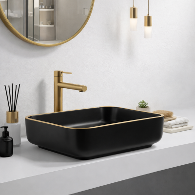 Vasque à poser rectangulaire -50 x 39 cm - AURIS