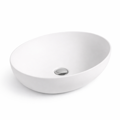 Vasque à poser arrondie -52 x 39,5 cm - ELORA