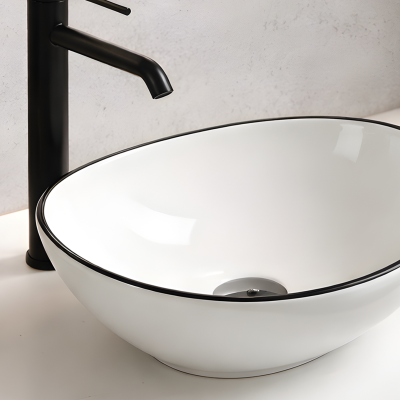 Vasque à poser arrondie -40 x 33 cm - VERA