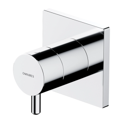 Omnires | Inverseur 3 voies à encastrer - Chrome - Collection Y