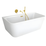 Baignoire semi îlot